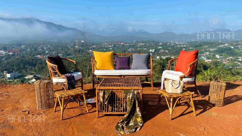 Bộ bàn ghế sofa mây đan Brazil cao cấp thumb