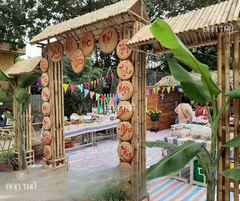 Báo giá thi công nhà tre mái lá, nhà hàng tre đẹp, giá rẻ tại HCM, Đà Lạt